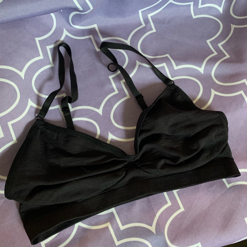 Nordstrom Lingerie Black Bralette Size S
